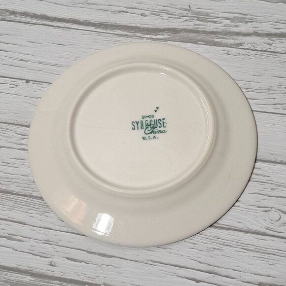 Syracuse China Restaurant Ware Plate Floral 5.5" Lily Pattern Circa 1960 - Picture 3 of 3